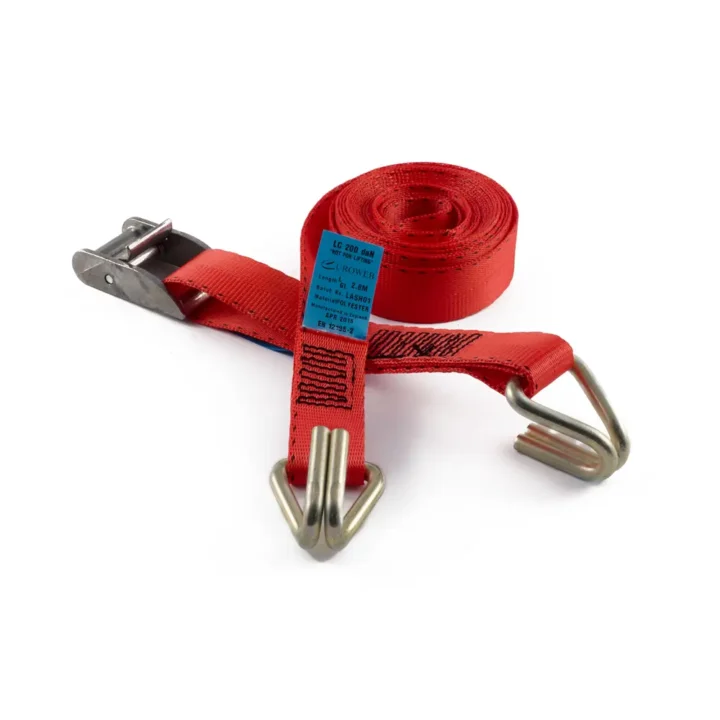 3 Metre, 400Kg Breaking Strength, Cambuckle Strap With Wire Claw Hooks