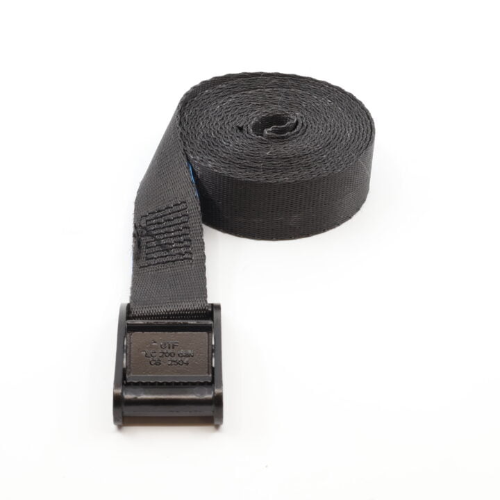 Endless Black Cam Buckle Strap | 800Kg | 25Mm