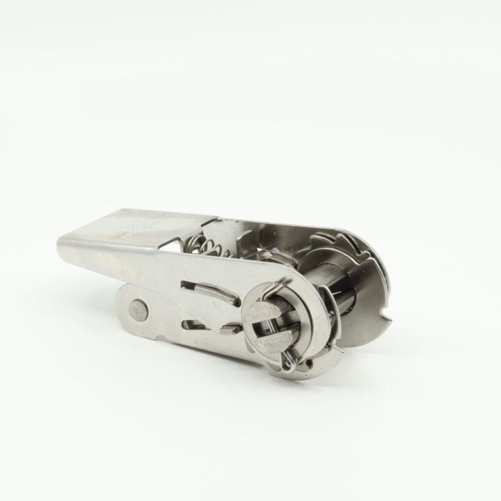 25Mm, 700Kg Stainless Steel Ratchet Buckle - Closed