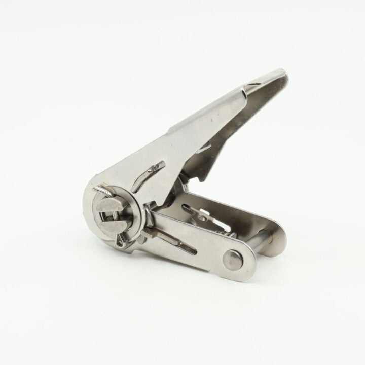 25Mm, 700Kg Stainless Steel Ratchet Buckle - Rotated