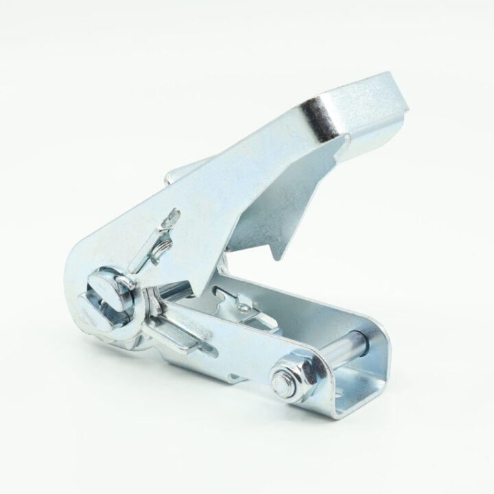25Mm, 2000Kg Long Narrow Handle Ratchet Buckle - Rotated