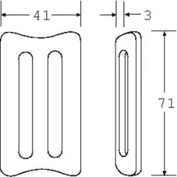 Three Bar Slider 50Mm 1000Kg - Image 2