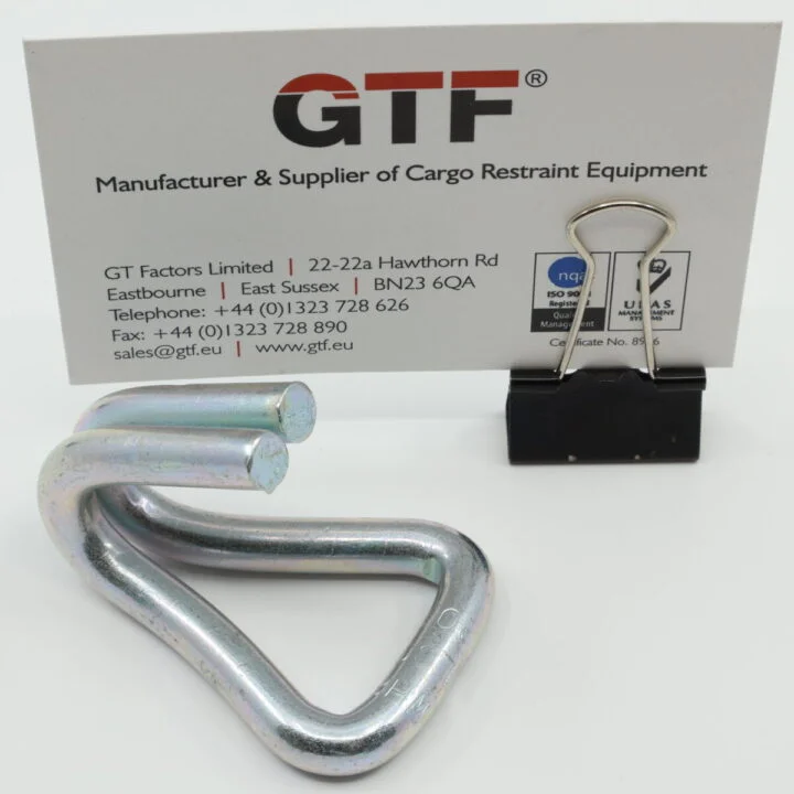 Wh2516 - 25Mm, 1600Kg Wire Claw Hook - With Business Card For Scale