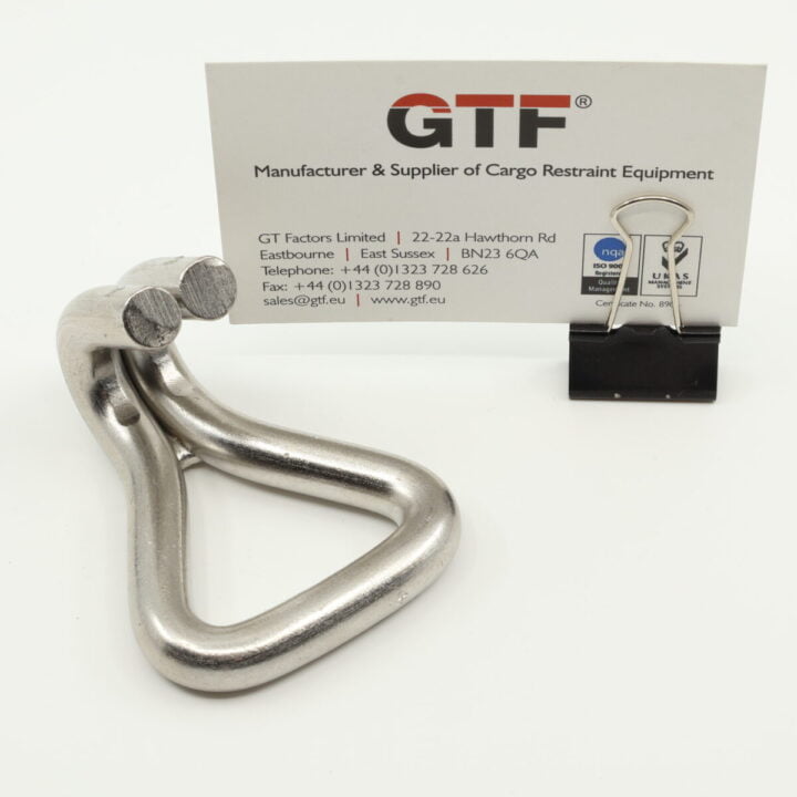 Wh3520Ss - 35Mm, 2000Kg Stainless Steel Wire Claw Hook - With Business Card For Scale