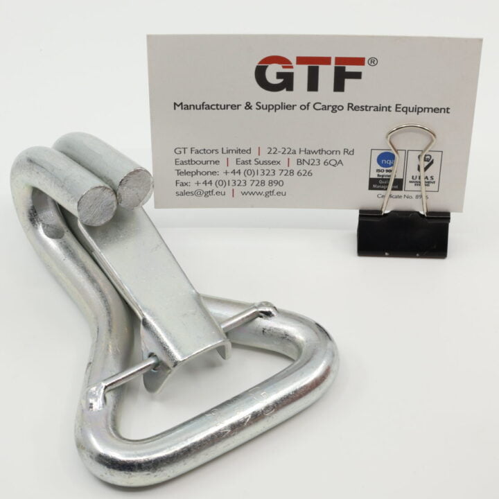 Wh5050Snap-11 - 50Mm, 5000Kg Wire Claw Snap Hook - With Business Card For Scale